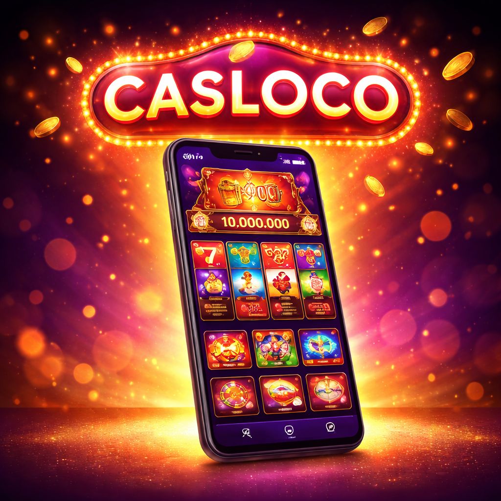 Aplicación móvil de casino CASLOCO para dispositivos Android e iOS