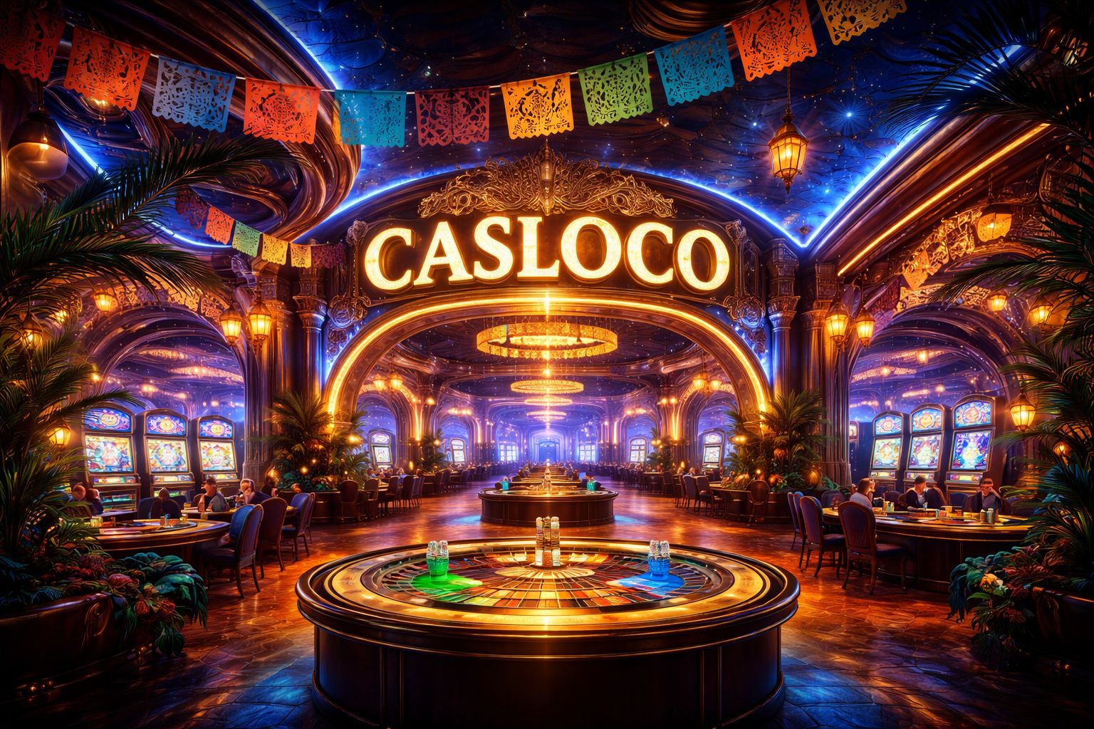 Página principal de CASLOCO Casino con juegos en vivo y tragamonedas en México